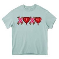 Valentine's Day Xoxo Heart Balloon Heavy Core Tee | Teevron
