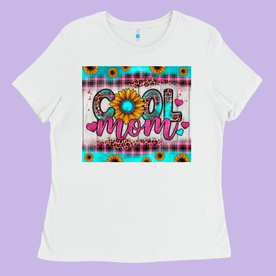 Cool Mom Ladies Tee Designed By Jahusdesignshop
