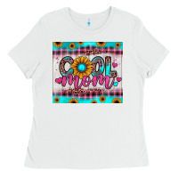 White cool mom Ladies Tee - JahusDesignShop