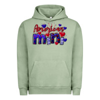 Pigment Oil Green American Mini  4th of July Urban Hoodie - CowGirlArtShop