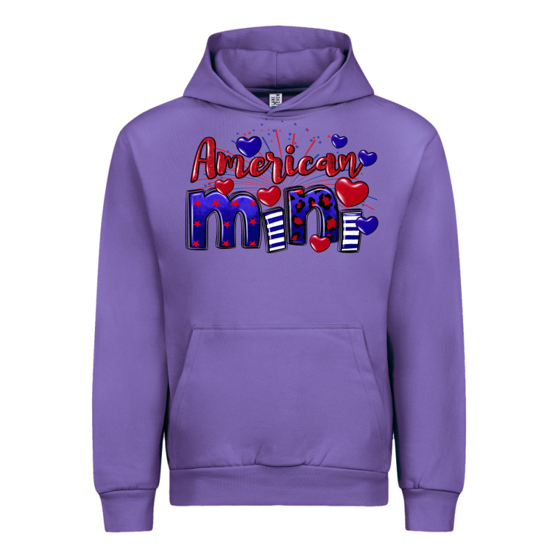 American Mini  4th Of July Urban Hoodie by CowGirlArtShop | Teevron