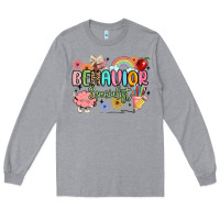 Heather Grey behavior specialist Long Sleeve Tee - MaliasSmallBusiness