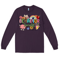 Plum behavior specialist Long Sleeve Tee - MaliasSmallBusiness