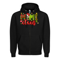 Black mimi claus Zipper Hoodie - MaliasSmallBusiness