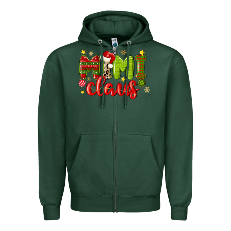 Mimi Claus Zipper Hoodie by MaliasSmallBusiness | Teevron