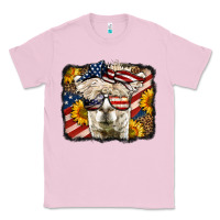 Bubblegum Pink 4th of july llama Classic Tee - LillyAllenDesigns