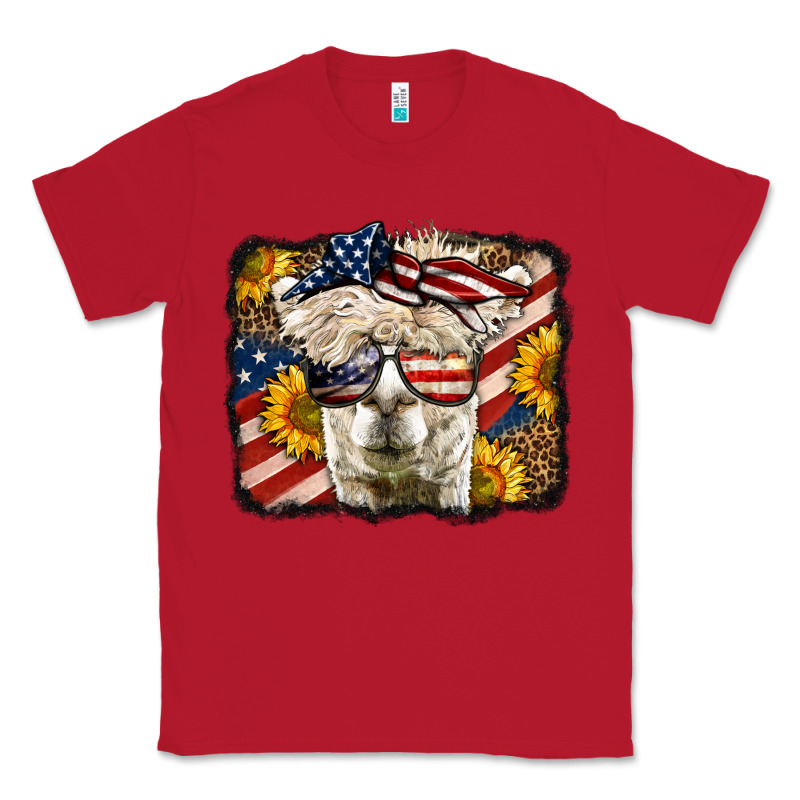 4th Of July Llama Classic Tee by LillyAllenDesigns | Teevron