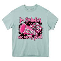 Arona in october we wear pink cheer Heavy Core Tee - BarkalooDesign