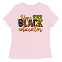 Bubblegum Pink dope black educator Ladies Tee - texasbilliewilder
