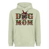 Matcha Christmas Dog Mom Heavyweight Hoodie - RanaPortraitStore