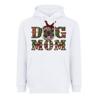 White Christmas Dog Mom Heavyweight Hoodie - RanaPortraitStore