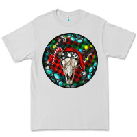 Dove Grey Christmas skull Premium Tee - RanaPortraitStore