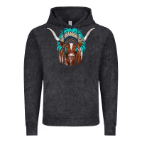 Vintage Black texas longhorn indian headdress Vintage Hoodie - JahusDesignShop