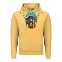 Texas Longhorn Indian Headdress Vintage Hoodie | Teevron