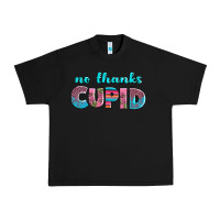 Black no thanks cupid Urban Heavy Tee - AdoDesignShop