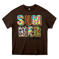 Chocolate Brown summer lovin Heavy Core Tee - texasbilliewilder