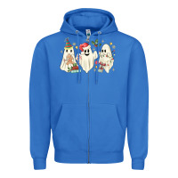 True Royal Christmas ghosts Zipper Hoodie - MaliasSmallBusiness