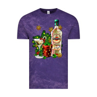 Cloud Purple cocrtail martini and gift and snow Vintage Tee - AdoDesignShop
