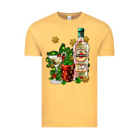 Vintage Mustard cocrtail martini and gift and snow Vintage Tee - AdoDesignShop
