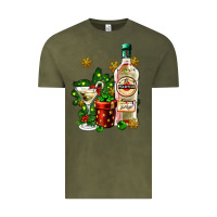 Vintage Olive cocrtail martini and gift and snow Vintage Tee - AdoDesignShop