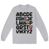 Moon Dust pride alphabet Long Sleeve Tee - MaliasSmallBusiness