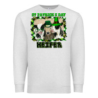 Oatmeal Heather St Patricks Day Heifer Premium Sweatshirt - Bettercallsaul