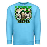Ocean Blue St Patricks Day Heifer Premium Sweatshirt - Bettercallsaul