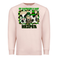 Pale Pink St Patricks Day Heifer Premium Sweatshirt - Bettercallsaul