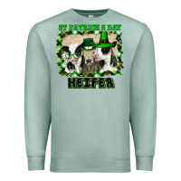 Seafoam St Patricks Day Heifer Premium Sweatshirt - Bettercallsaul