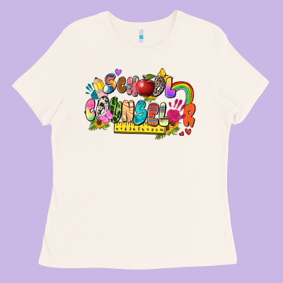 School Counselor Ladies Tee Designed By Zillion Design Studio