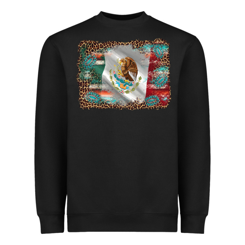 Mexico Gemstone Leopard Heavyweight Sweatshirt by AdoDesignShop | Teevron