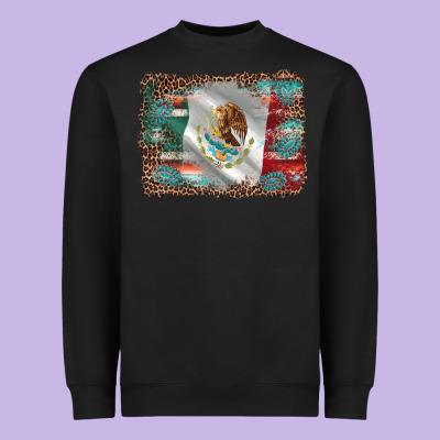 Mexico Gemstone Leopard Heavyweight Sweatshirt Designed By Adodesignshop