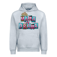 Heather Grey Mama of Drama Mother's Day Urban Hoodie - CowGirlArtShop