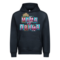 Navy Mama of Drama Mother's Day Urban Hoodie - CowGirlArtShop