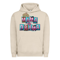 Pigment French Oak Mama of Drama Mother's Day Urban Hoodie - CowGirlArtShop