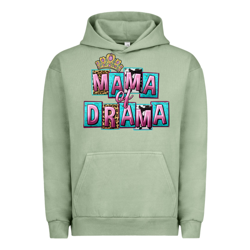 Mama Of Drama Mother's Day Urban Hoodie by CowGirlArtShop | Teevron