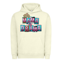 Pigment Pistachio Mama of Drama Mother's Day Urban Hoodie - CowGirlArtShop