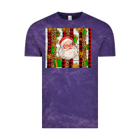 Cloud Purple santa with gifts Vintage Tee - AdoDesignShop