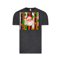 Vintage Black santa with gifts Vintage Tee - AdoDesignShop