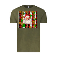 Vintage Olive santa with gifts Vintage Tee - AdoDesignShop