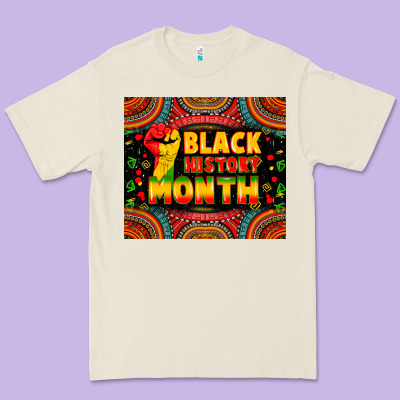Black History Month Premium Tee Designed By Zillion Design Studio