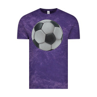 Cloud Purple soccer ball Vintage Tee - JahusDesignShop
