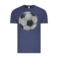 Vintage Denim soccer ball Vintage Tee - JahusDesignShop