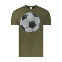 Vintage Olive soccer ball Vintage Tee - JahusDesignShop