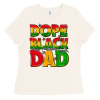 Bone dope black dad with stars Ladies Tee - texasbilliewilder