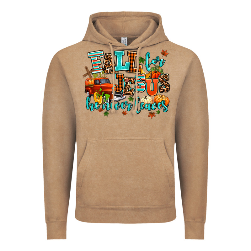 Fall For Jesus He Never Leaves Vintage Hoodie by AdoDesignShop | Teevron