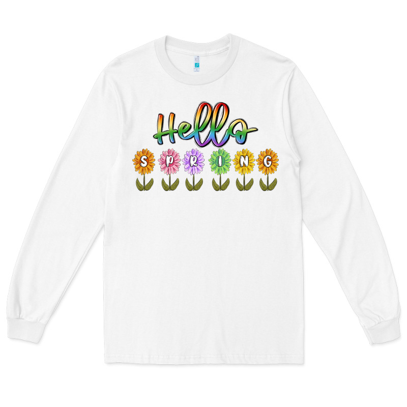 Hello Spring Long Sleeve Tee by MaliasSmallBusiness | Teevron