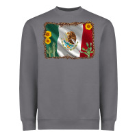 Storm mexico flag sunflower cactus Heavyweight Sweatshirt - AdoDesignShop