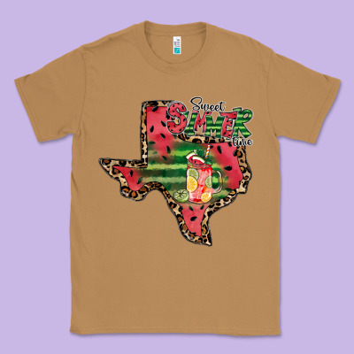 Sweet Summer Time Texas Classic Tee Designed By Cowhidedigitalart