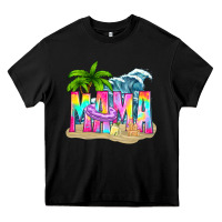 Black summer mama Heavy Core Tee - texasbilliewilder
